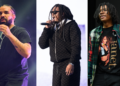 Drake, Kenny Mason and Lucki