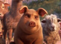 An animated group of farm animals from "Animal Farm."