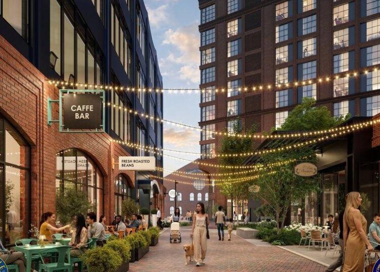New renderings released for $250M entertainment district proposed near Louisville Slugger Field | Business