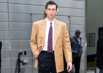 Nicholas Braun at the New York premiere of 'The Sheep Detectives' on April 19Credit: TheStewartofNY/GC Images