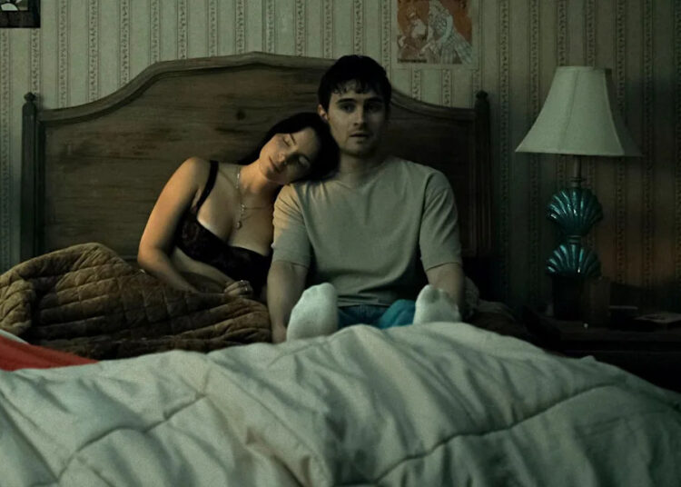 Inde Navarrette and Michael Johnston in 'Obsession'Credit: Focus Features /Courtesy Everett Collection