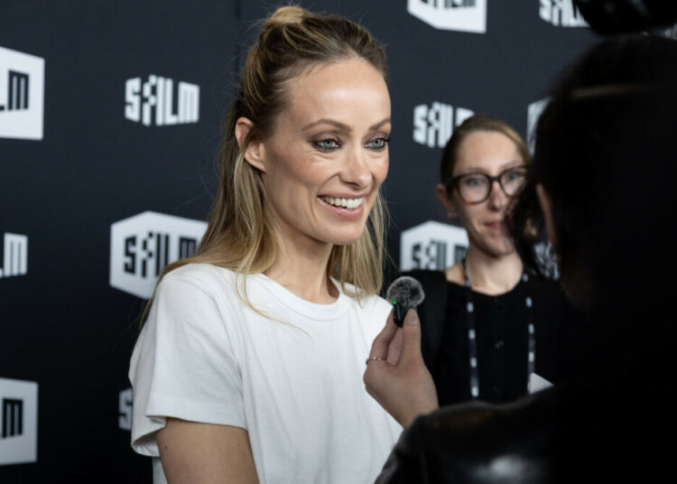 Olivia Wilde has reacted to the viral interview