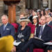 Queen Elizabeth II, King Charles III, Queen Camilla, Prince Harry, Meghan Markle, Prince William, Andrew Mountbatten-Windsor and Kate Middleton attend the Commonwealth Day Observance Service in 2018. By: MEGA