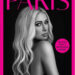 Book cover titled "Paris: The Memoir" featuring a woman with long hair looking over her shoulder. Text mentions it includes her motherhood journey