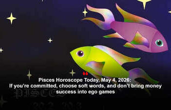 Pisces Horoscope Today, May 4, 2026: If you’re committed, choose soft words, and don’t bring money success into ego games