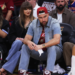 Taylor Swift and Travis Kelce sit courtside during Game 3 of the Eastern Conference Finals between the Cleveland Cavaliers and New York Knicks.