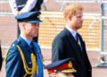 The last time Prince William and Prince Harry shared the same space was at the funeral of Lord Robert Fellowes. By: MEGA