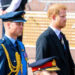 The last time Prince William and Prince Harry shared the same space was at the funeral of Lord Robert Fellowes. By: MEGA