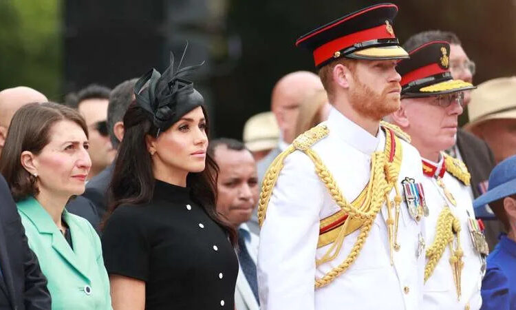 Meghan Markle and Prince Harry visit a the ANZAC memorial in Australia in 2018. By: MEGA