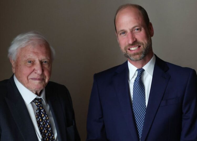 Prince William is all smiles as he joins Sir David Attenborough in London | Royal | News