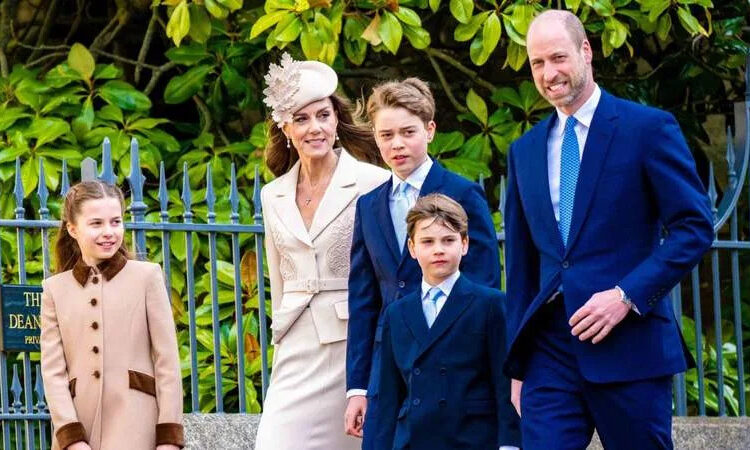 Prince William and Kate Middleton’s family is increasingly central to the monarchy’s future amid a slimmed-down royal roster. By: MEGA
