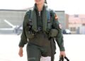 Her Royal Highness the Princess of Asturias at Talavera la Real Air Base in Badajoz.