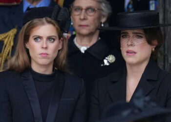 Princess Beatrice and Eugenie will make a rare appearance at their cousin Peter Phillips' nuptials.MEGA