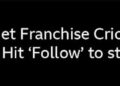 Franchise Cricket banner