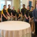 ROTC Students Gather With Father Marina, Former U.S. Sen. Casey
