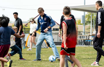 RSL and Utah Royals Give Back at Boys & Girls Club of Murray During Larry H. Miller Week of Service