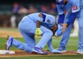 Royals 3B Maikel Garcia exits with hamstring injury | WTVB | 1590 AM · 95.5 FM