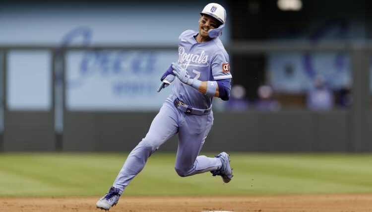Royals' Bobby Witt Jr. hit a homer with a negative-6 degree launch angle