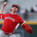 Eric Cerantola #61 of Team Canada delivers a pitch against the Team Cuba in the ninth inning during the 2026 World Baseball Classic at Hiram Bithorn Stadium on March 11, 2026 in San Juan, Puerto Rico.