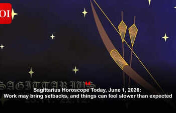 Sagittarius Horoscope Today, June 1, 2026: Work may bring setbacks, and things can feel slower than expected