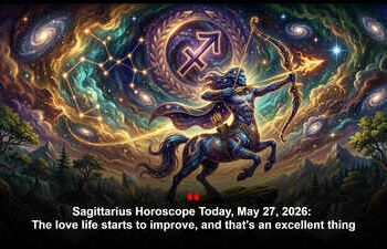 Sagittarius Horoscope Today, May 28, 2026: The love life starts to improve, and that's an excellent thing