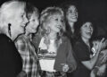 Sally Field shares a personal photo from the wrap party of 'Steel Magnolias' in which she's holding six-month-old Sam alongside Olympia Dukakis, Shirley MacLaine, Dolly Parton and Julia RobertsCredit: Courtesy Sally Field