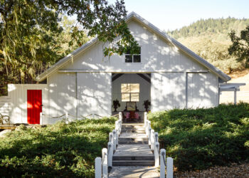 Entertainment barn at St. Helena ranch