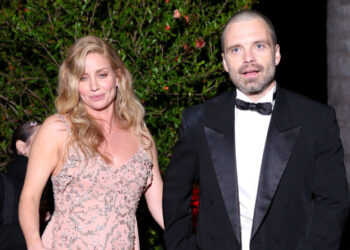 Sebastian Stan and Annabelle Wallis leave Fjord premiere in Cannes