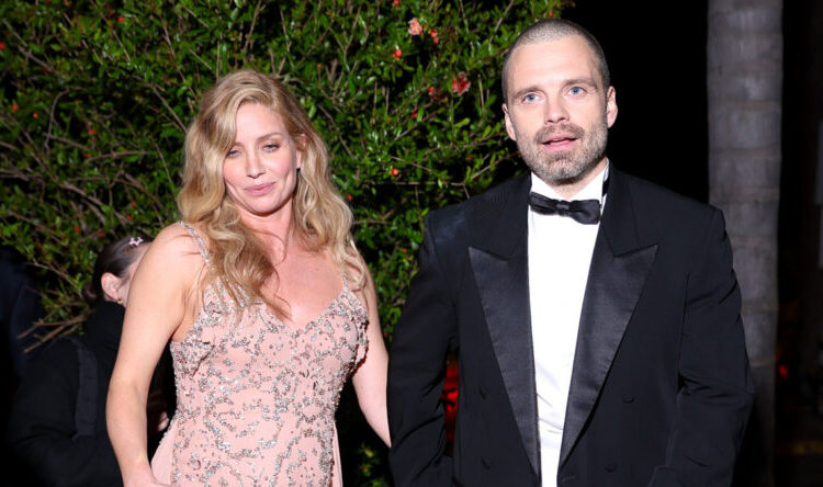 Sebastian Stan and Annabelle Wallis leave Fjord premiere in Cannes