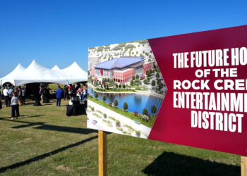 See groundbreaking for OU arena at Rock Creek Entertainment District