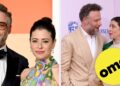 Seth Rogen's Wife Lauren Miller's Pixelated Dress At BAFTAs