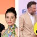 Seth Rogen's Wife Lauren Miller's Pixelated Dress At BAFTAs