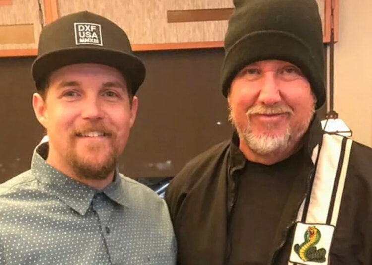 Brandon Sheets with his father, Darrell SheetsCredit: Brandon Sheets/Instagram