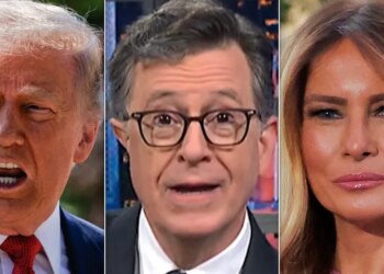 Stephen Colbert Hits Trump In The Marriage In Second-To-Last Show