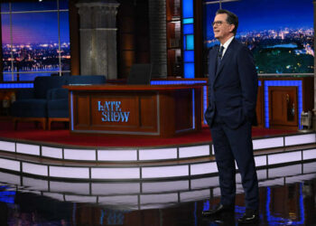 Stephen Colbert is back on TV on community access in Michigan along with rocker Jack White