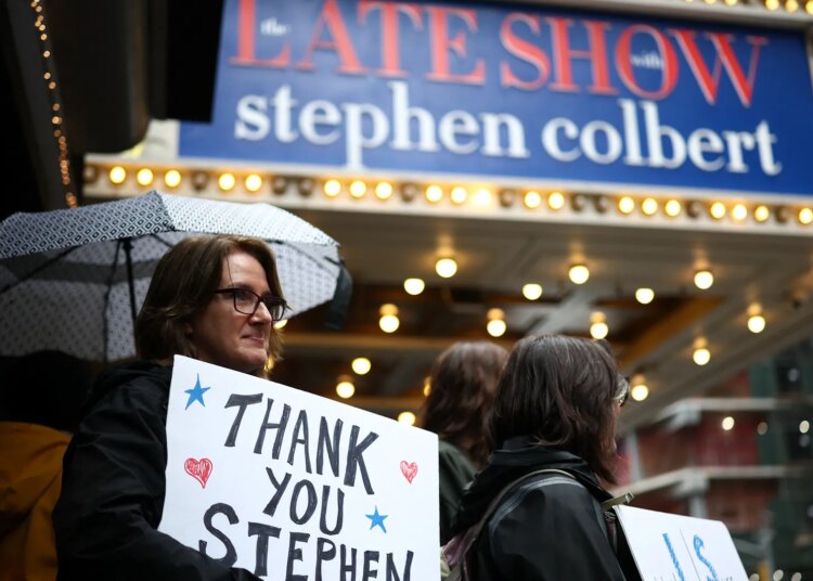 Stephen Colbert tributes pour in from Jane Fonda, Jimmy Fallon, more