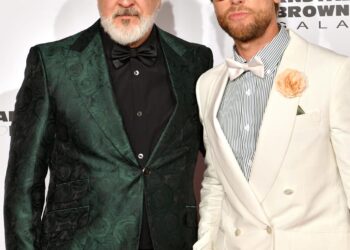 NSYNC’s Joey Fatone, left, and Lance Bass on the red carpet at the Barnstable Brown Party Friday night. May 01, 2026