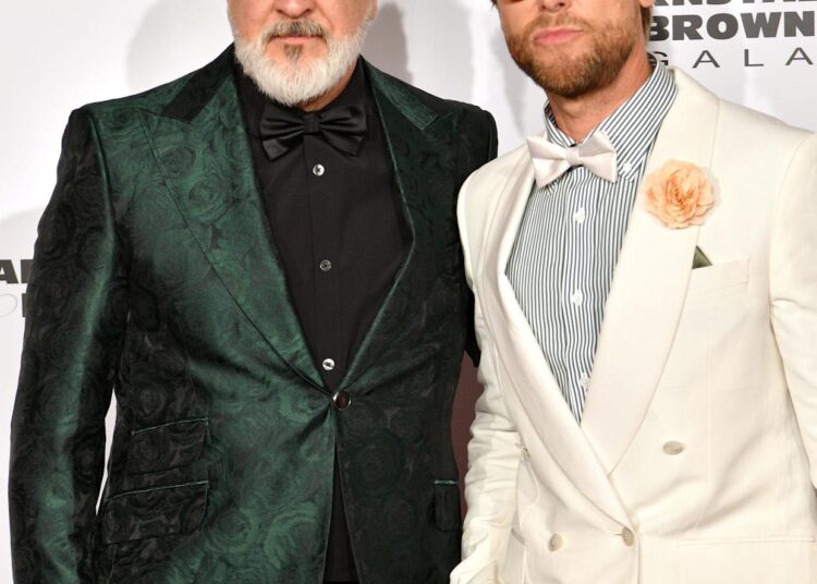 NSYNC’s Joey Fatone, left, and Lance Bass on the red carpet at the Barnstable Brown Party Friday night. May 01, 2026