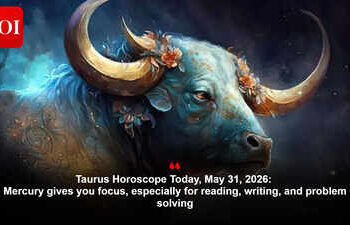 Taurus Horoscope Today, May 31, 2026: Mercury gives you focus, especially for reading, writing, and problem solving