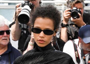 Taylor Russell Takes her Natural Curls to Cannes