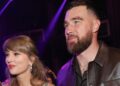 Taylor Swift Wears Black Lace Slip Look on London Date With Travis Kelce