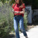 Jennifer Garner wore her cuffed jeans outfit with the chunky sneakers trend