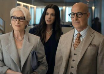 Meryl Streep, Anne Hathaway, and Stanley Tucci in 'The Devil Wears Prada 2'Credit: 20th Century Studios