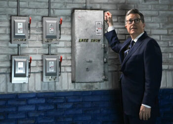 Stephen Colbert on the finale of 'The Late Show'Credit: Scott Kowalchyk/CBS