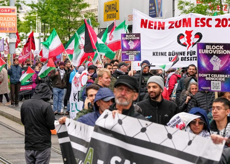 The Latest: The grand final in this year’s Eurovision Song Contest gets underway in Vienna