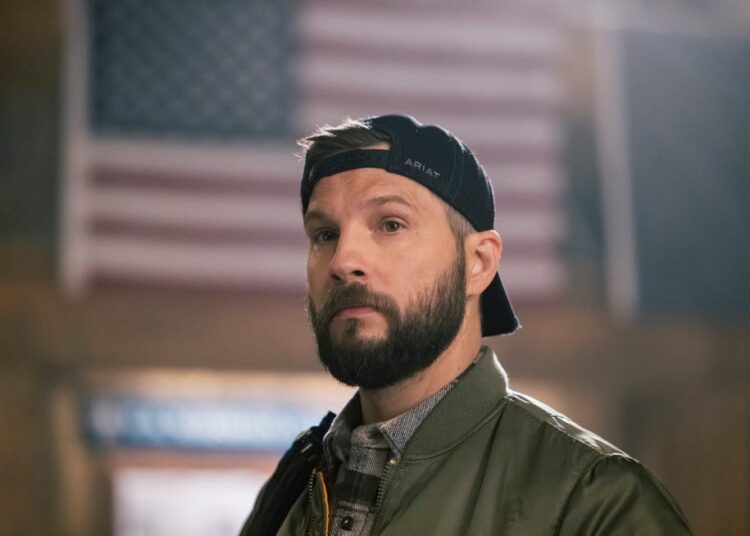 wolves at the door  cbs original series marshals, scheduled to air on sunday, may 24 800900 pm, etpt pictured logan marshallgreen as pete calvin photo fred hayescbs ©2025 cbs broadcasting, inc all rights reserved
