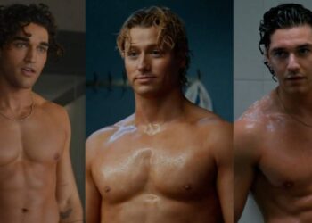 The 'Off Campus' hunks talk sex scenes & 'Heated Rivalry'