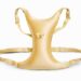 Intimia Breast Pillow for Chest Wrinkles and Side Sleeping - Breast Pillow for Wrinkle Prevention - Chest Wrinkle Pillow for Breast Support (gold)