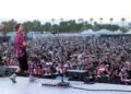 Stephan Jenkins of Third Eye Blind performs at the Mustang Stage during the 2026 Stagecoach Festival at Empire Polo Club on April 26, 2026 in Indio, California. 