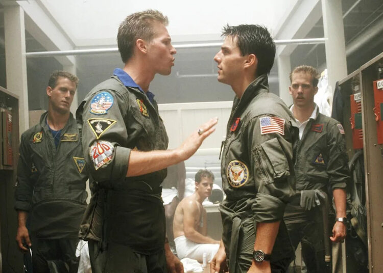 From left: Rick Rossovich, Val Kilmer, Tom Cruise, and Anthony Edwards in 'Top Gun'Credit: Paramount/Kobal/Shutterstock